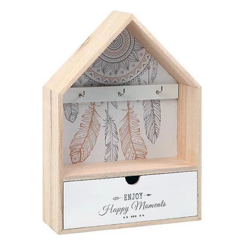 Wall mounted coat hanger (28 x 20 x 7 cm) 
Wall mounted coat hanger (28 x 20 x 7 cm)