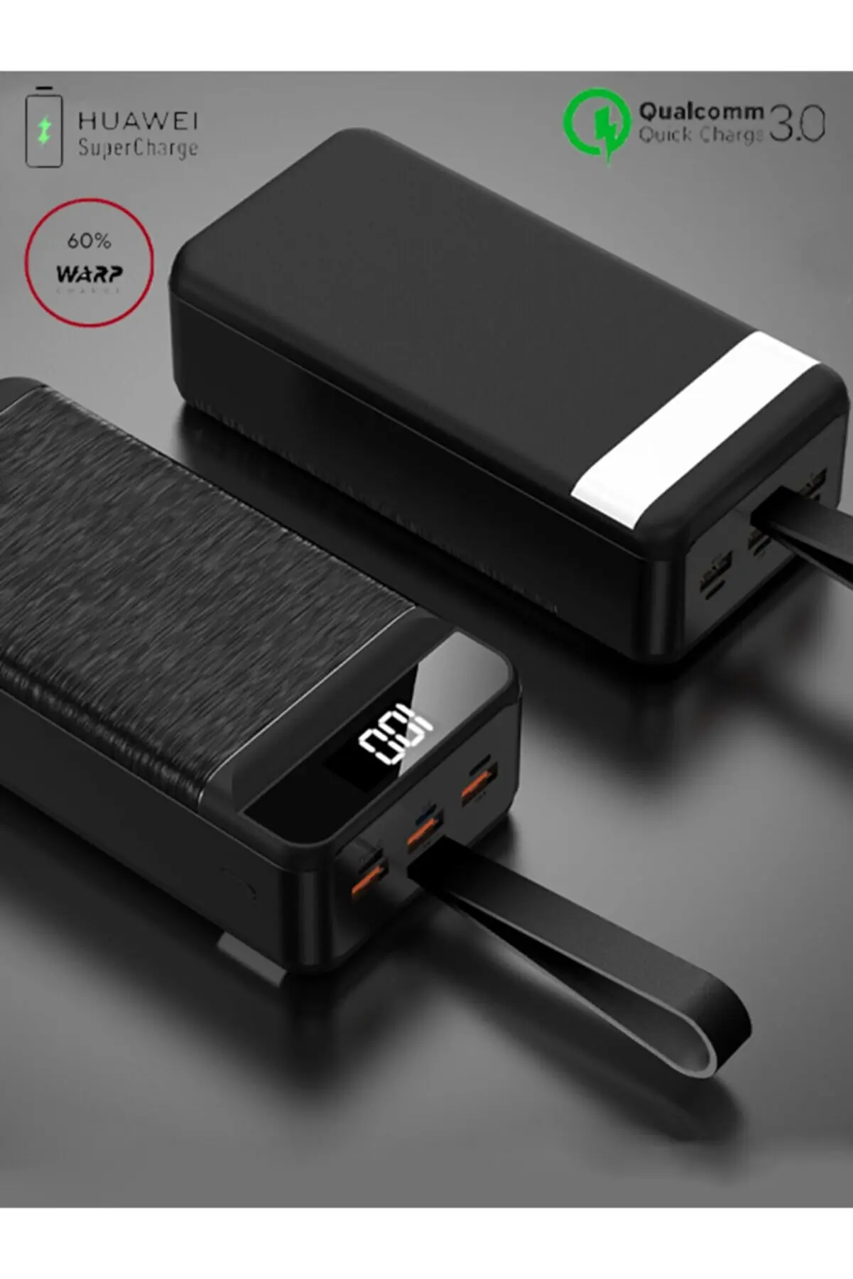 Fast charging power bank Battery portable Universal fit stylish design Portable usb Telephone digital display
Fast charging power bank Battery portable Universal fit stylish design Portable usb Telephone digital display
