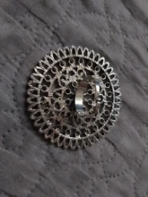 Anillos grandes Steampunk para mujer, diseño de colores oro antiguo, sortijas de dedo medio de Hip-hop, joyería ajustable para fiesta