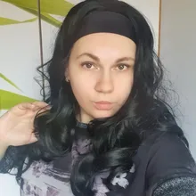 Isaic sintético ondulado largo peluca con diadema negro peluca con diadema s para las mujeres cabello Natural para diario de fiesta, fácil de usar