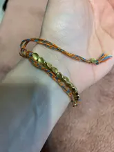 Pulsera de cobre tibetano hecha a mano para mujer y hombre, cadena de cuerda ajustable, pulseras trenzadas de Color dorado, joyería Vintage Bohemia, regalo