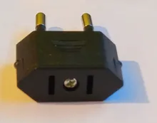 Nuevo CN enchufe usa a EU Adaptador convertidor de CA americano China a la UE Euro Europa Adaptador De Corriente De Viaje tipo C tomacorriente enchufe eléctrico