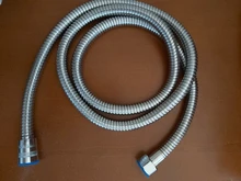 Manguera gruesa de ducha, tubería de agua blanda, cromada a prueba de explosiones, accesorios de baño, 1,5 m O 2m