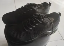 Zapatillas de trabajo de seguridad para hombre, zapatos de trabajo ligeros con punta de acero, botas de seguridad industriales