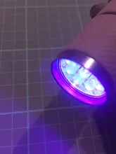 Mini lámpara portátil UV 9 LED Morado para secado de uñas, linterna para esmalte de uñas en Gel artístico, herramientas de máquina