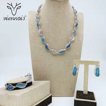 Viennois Dubai Jewelry Set For Women Mix Color Oval Design Necklace and Dangle Earrings Jewelry Set Fashion Jewelry
Viennois Dubai Jewelry Set For Women Mix Color Oval Design Necklace and Dangle Earrings Jewelry Set Fashion Jewelry