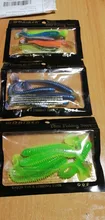 Soft Lures Wobblers Jig Fishing Worm Carp-Bass Silicone Swimbait Proleurre Easy-Shiner