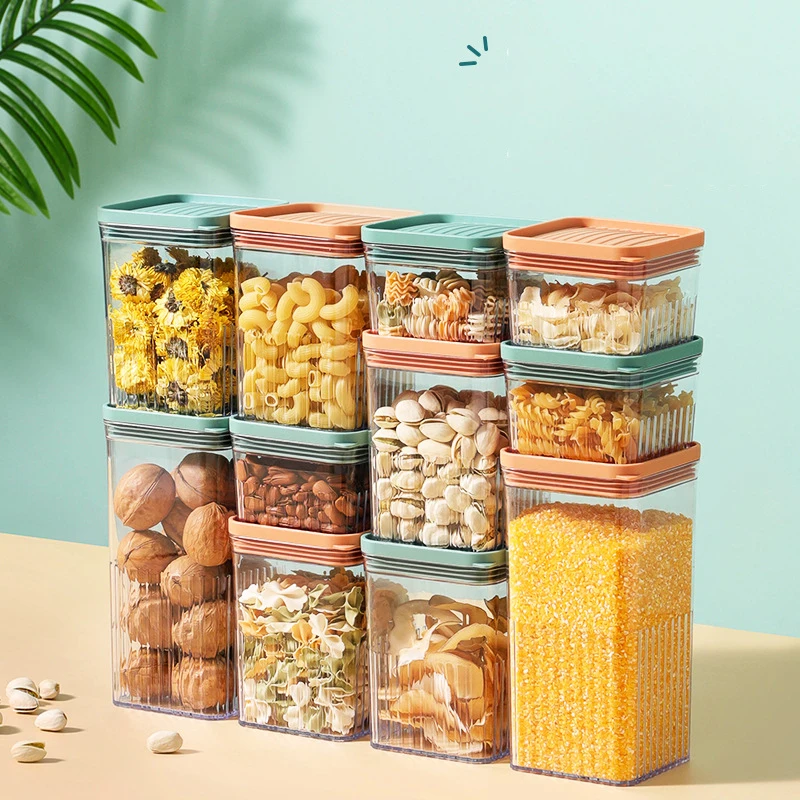 300/600/900ml kitchen storage jar for dry groceries square storage jar Food grade Clear storage jar with lid
300/600/900ml kitchen storage jar for dry groceries square storage jar Food grade Clear storage jar with lid