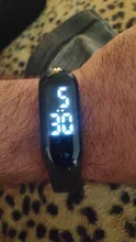 Reloj Digital M3 LED para niños y parejas, correa ajustable de Color sólido, deportivo, electrónico