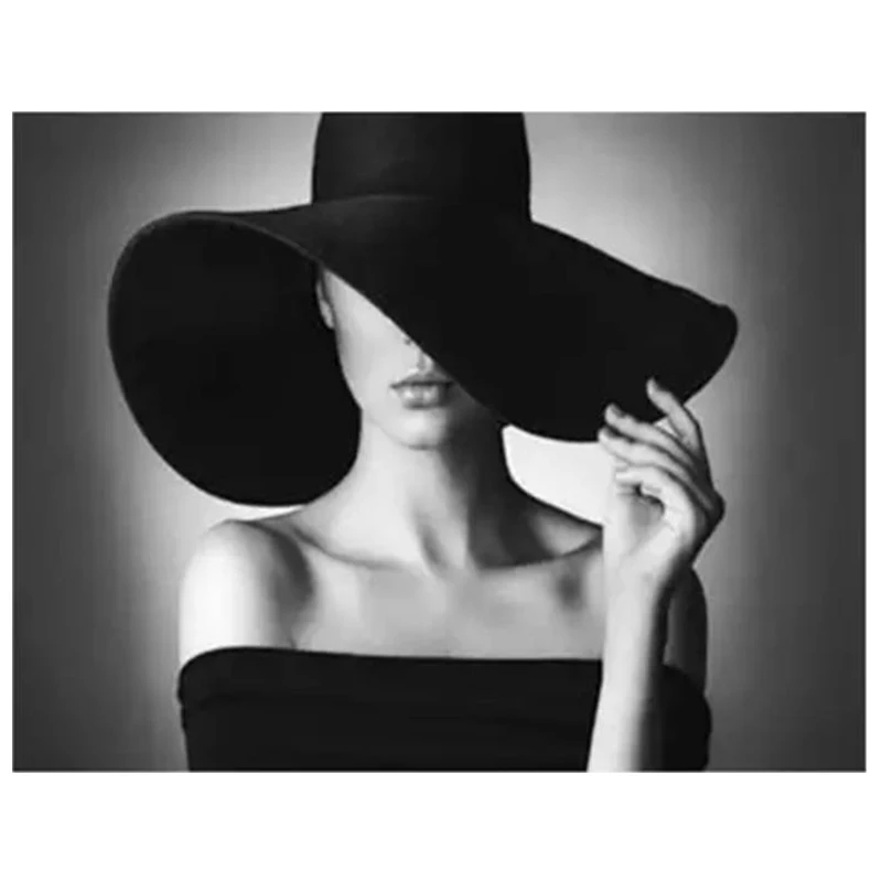 60x100cm Women With Black Hat Canvas Painting Modern Nordic Posters And Prints Wall Art Picture For Living Room Decor
60x100cm Women With Black Hat Canvas Painting Modern Nordic Posters And Prints Wall Art Picture For Living Room Decor