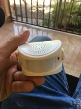 FUERS-timbre inalámbrico de bienvenida para invitados, alarma de puerta con Sensor de movimiento PIR para tienda, entrada, seguridad de la empresa