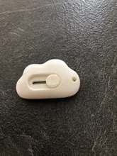 Mini cuchillo de utilidad portátil, cuchilla de corte de papel, suministros de corte de oficina, Color Conejo, Nube bonita