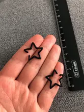 Estrella Color dorada brazalete de oído sin Piercing pendientes de Clip pendientes largos aretes pendientes mujer Boho Vintage falso cartílago pendiente para los hombres y las mujeres Earclip joyería