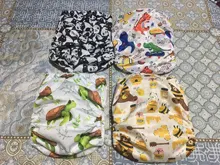 Pañal de gamuza con bolsillo para bebé, paño interior impermeable, lavable, reutilizable, respetuoso con el medio ambiente, 4-16kg