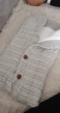 Saco de dormir cálido para bebé recién nacido, saco de dormir de invierno para bebé, manta para bebé