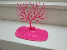Pendientes de ciervo negro rosa blanca y rosada, collar, anillo, pendiente pulsera joyería, cajas y soporte de exhibición, bandeja de almacenamiento de árbol, joyería