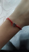 2 unids/lote Pequeño amor corazón pulsera de la suerte, rojo, negro, blanco, Color de la cuerda pulsera ajustable par de Pulseras de Moda al por mayor