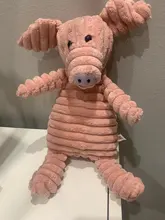 De pana de pana juguetes para perros pequeños perros grandes de forma de Animal felpa mascota cachorro chillón masticar juguete mordedor resistente accesorios de mascotas suministros