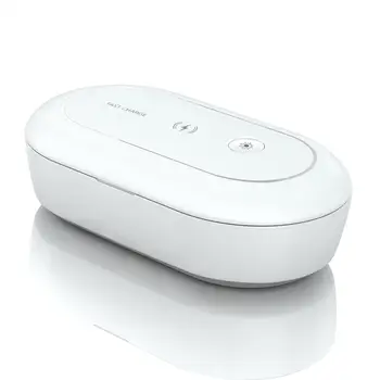 Portable UV Sanitizer Multi-Function UV Light Sterilizer UV Phone Cleaner Box with Aroma Diffuser Fast Charging for Smart Phones
Portable UV Sanitizer Multi-Function UV Light Sterilizer UV Phone Cleaner Box with Aroma Diffuser Fast Charging for Smart Phones