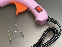 Pistola de pegamento de fusión en caliente Industrial, Mini pistolas con barras de pegamento de 7mm, herramienta de reparación térmica de temperatura de calor, accesorios DIY, 20W, UE