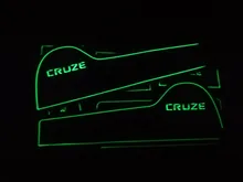 Alfombrillas acanaladas para puerta de coche para Chevrolet Cruze 2009-2015 accesorios Anti-deslizamiento estera de la taza de alfombras para agujero de Interior del coche-estilo