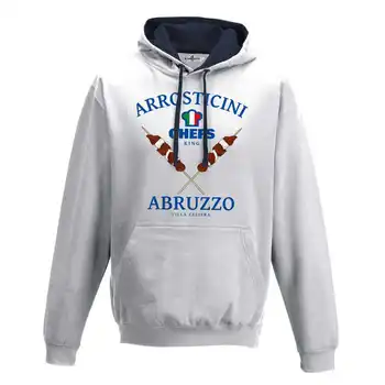 Hood Sweatshirt Bico Chef King Arrosticini Pride Abruzzo white S white-navy
Hood Sweatshirt Bico Chef King Arrosticini Pride Abruzzo white S white-navy