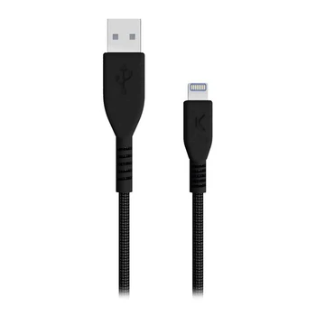 USB to Lightning Cable KSIX Armor Black 
USB to Lightning Cable KSIX Armor Black