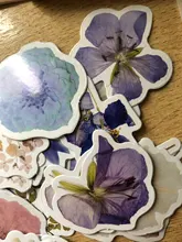 46 unids/pack lindo poesía de flores caja DIY Dariy decoración Scrapbooking pegatinas washi planificador pegatinas