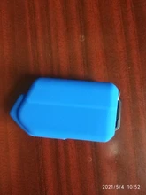 LCD bidireccional mando A distancia de silicona funda con cadena para llave, para Sher-khan Mobicar A Mobicar B versión rusa, sistema de alarma para coche de 2 vías