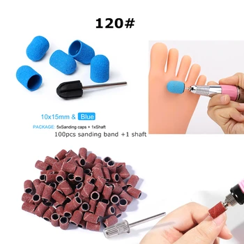 1 set 100pcs Sanding Bands 5pcs 10*15mm Block Caps Gel Remover Manicure Pedicure Electric Nail Drill Bits Cutter Grit 80/120/180
1 set 100pcs Sanding Bands 5pcs 10*15mm Block Caps Gel Remover Manicure Pedicure Electric Nail Drill Bits Cutter Grit 80/120/180