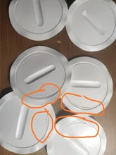 Parche de PVC para tabla de surf, con anillo en D de acero inoxidable, almohadilla de anillo redondo, cuerda elástica de 5M, 6 uds.