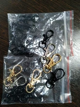 10 unids/lote 32mm 36mm 38mm bronce oro rodio plateado hallazgos de joyería, ganchos de cierre de langosta para collar y pulsera cadena DIY