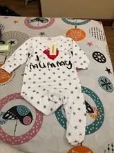 Pelele de algodón para bebé, niño y niña, Mono de manga larga con letras para mamá y papá, ropa infantil, ropa para bebé recién nacido