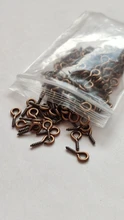 Accesorios de joyería para hacer joyas, mini alfileres con ojales pequeños, 200 unidades, ganchos con ojal, ojales, tornillo roscado, cierres dorados, DIY