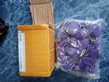 Etiquetas RFID para Control de acceso, 100 Uds., 125KHz, 11 colores, TK4100 EM4100, tarjetas RFID para mandos de proximidad, tiempo de asistencia