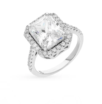 Silver ring with cubic zirconia sunlight sample 925 
Silver ring with cubic zirconia sunlight sample 925