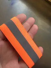 Bandas reflectantes elásticas para brazo, pierna y correas de tobillo, reflectantes de seguridad, cintas de correa para correr por la noche, caminar y ciclismo