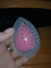 Soporte de esponja de belleza estuche de almacenamiento, maquillaje, licuadora, soporte para esponjas, vacío, cosmético, en forma de huevo, transparente, caja de secado 2020, 1 ud.