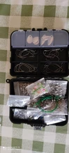 Unids/caja de aparejos de pesca, accesorios para cajas, juego con ganchos, peso plomo a presión para cebo de carpa, señuelo, accesorios de invierno, 246