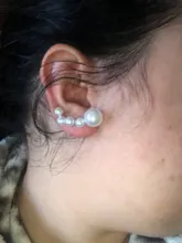 12 pares blanco perla simulada juego de pendientes para mujeres joyas oído pendientes de botón con bola de Bijouteria brincos Bijoux
