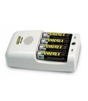 POWEREX smart charger MH-C204W AA/AAA NiMH 
POWEREX smart charger MH-C204W AA/AAA NiMH