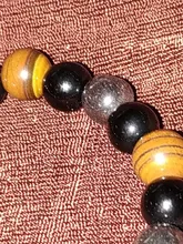De moda 10mm brazaletes ojo de tigre de los hombres hematita Pulsera Energy Balance obsidiana joyas para cuidado de la salud para el regalo de las mujeres Pulsera Hombre