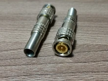 Uds/5 uds/10 Uds BNC JR-B25 hombre sin soldadura conector BNC conector para cámara Cctv de seguridad sistema