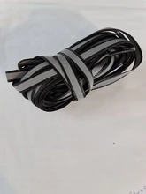 Cordones reflectantes creativos de doble cara, zapatos deportivos para correr de noche, a la moda, venta al por mayor, cordones de advertencia