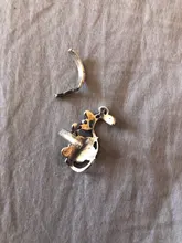 Gótico de plata Chapado en Color Retro Punk Hip-Hop Cruz hueca anillos ajustables anillo regalo de la joyería para hombres mujeres Vintage Unisex joya