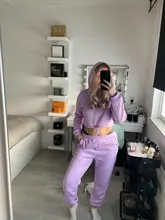 Conjunto de 2 piezas de ropa deportiva para mujer, chándal con cremallera, conjunto de dos piezas, traje deportivo informal, chándal de salón, novedad de 2021