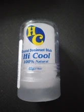 Desodorante de cristal para hombres y mujeres, palo de alumbre, cuerpo, axila, desodorante, antitranspirante, 60g