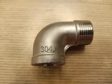 BSP Connectors Fitting Plumbing-Pipe Elbow Threaded Stainless-Steel Female Angled SS304