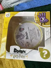 Dobble Spot It-caja de juguete de hierro para niños, juguete de mesa con 55 tarjetas, deportes divertidos, animales familiares Jr Hip, regalo para vacaciones, Camping, caja de regalo de lata 123