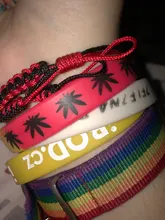 Pulsera de goma de silicona inspiradora The Road to Dreams, brazalete de banda elástica, regalo Punk